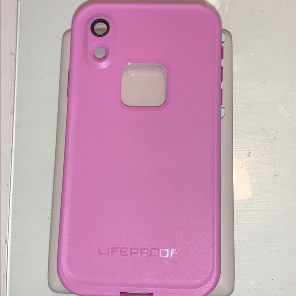 iPhone XR FRE lifeproof case, NEVER USED